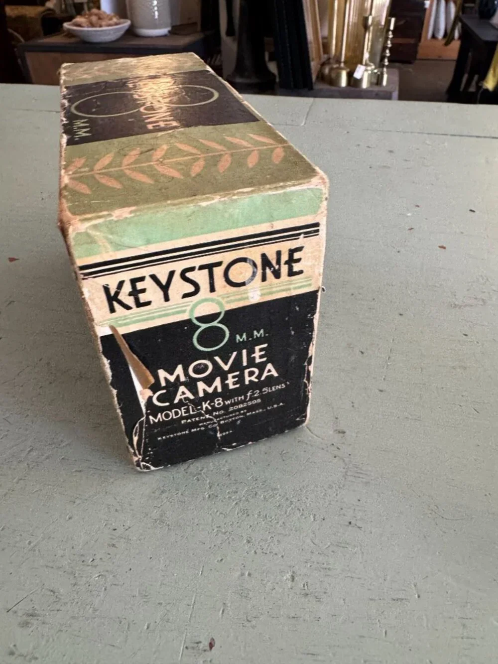 Keystone K 8 8mm Vintage Movie Camera w Original Box and Manual